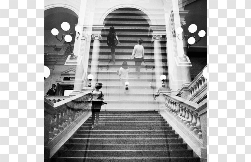 Architecture Facade Photography Stairs - Symmetry - Live In Leipzig Transparent PNG