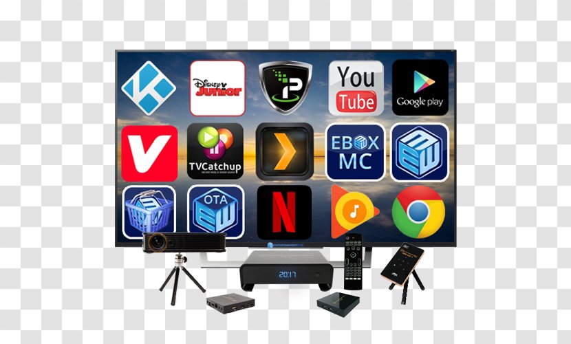 Television Kodi Smart TV Android - Streaming Media - Handheld Game Console Transparent PNG