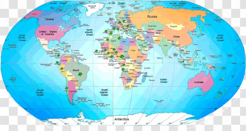 World Map Mappa Mundi Mapa Polityczna - Physical Geography Transparent PNG