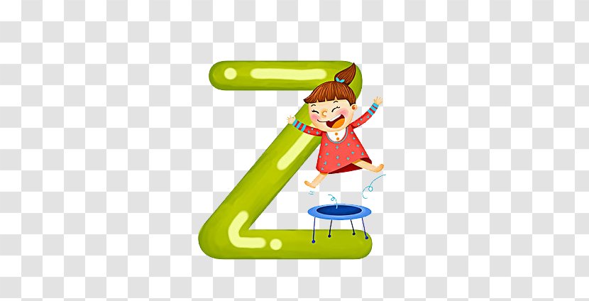 Green Letter Z - Silhouette - Letters Transparent PNG
