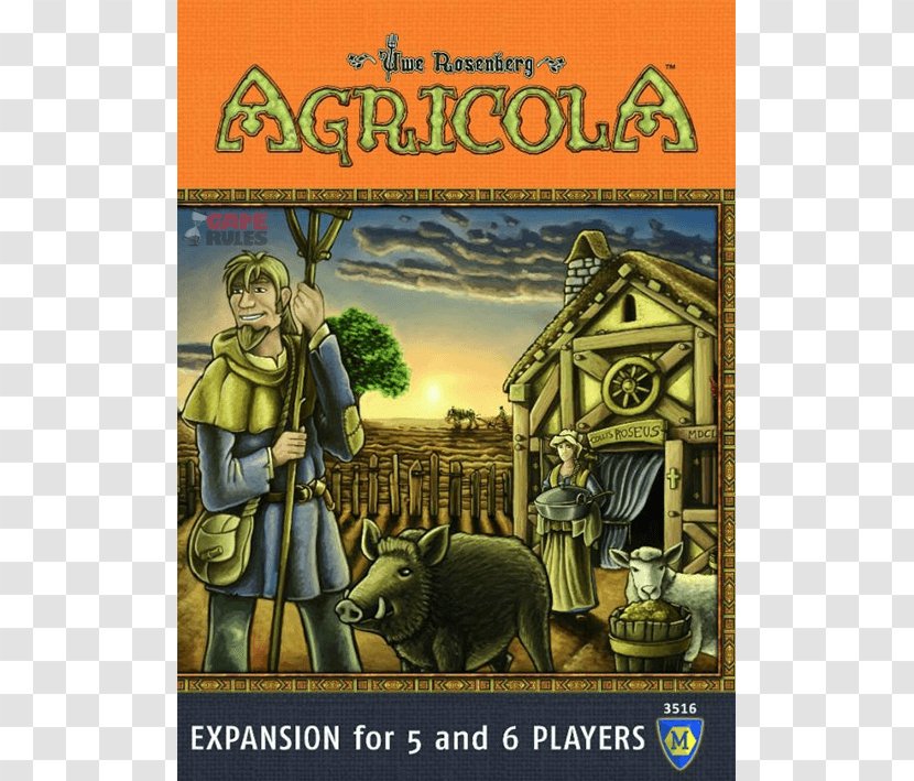 Agricola Board Game Lookout Games Expansion Pack - Mayfair - EXPANSION Transparent PNG
