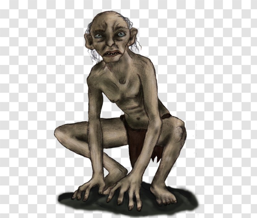 Gollum The Hobbit Lord Of Rings: Fellowship Ring Drawing - Rings Transparent PNG