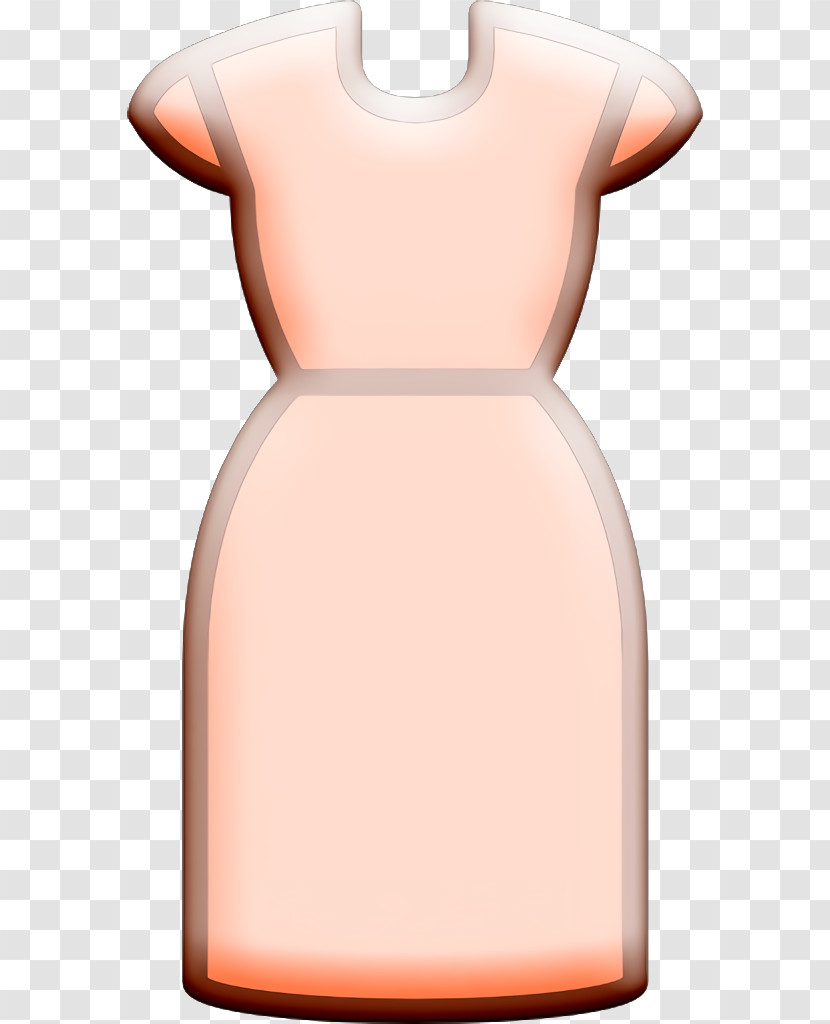 Linear Color Fashion Set Icon Dress Icon Transparent PNG
