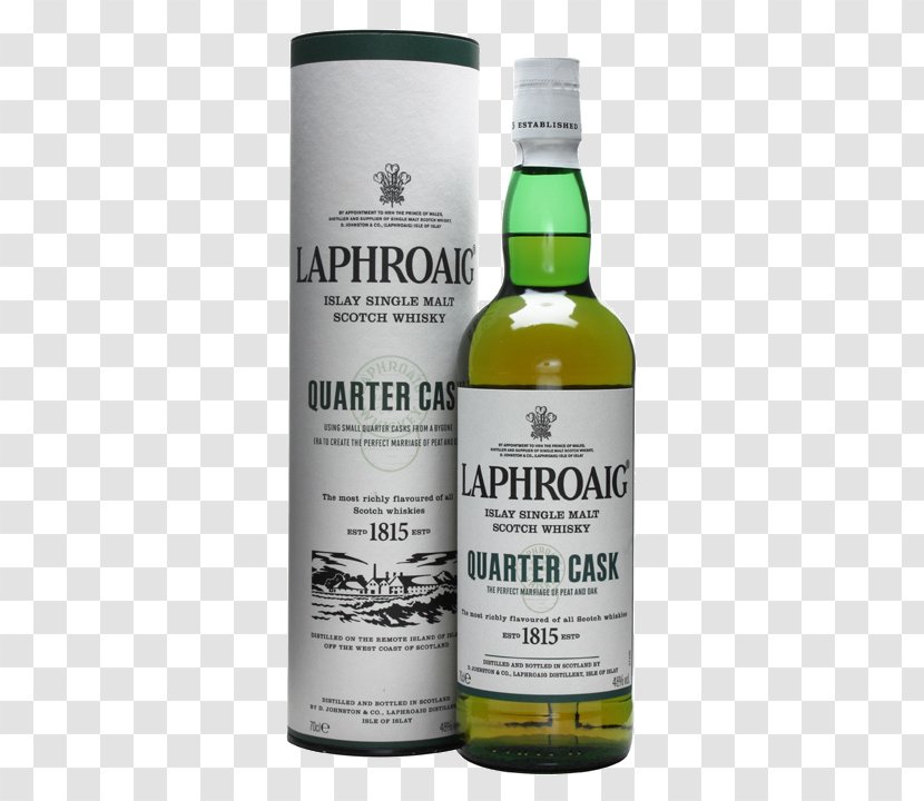 Laphroaig Single Malt Whisky Whiskey Scotch Islay - Cask Transparent PNG