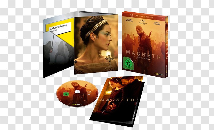 Macbeth: Special Edition Michael Fassbender DVD Blu-ray Disc - Macbeth Transparent PNG
