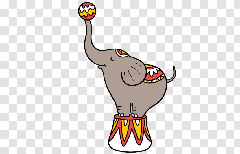 Circus Elephant - Scalable Vector Graphics - Hand-painted Transparent PNG