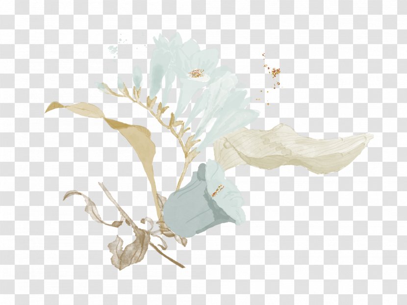 Watercolor Painting Flower - Border Transparent PNG