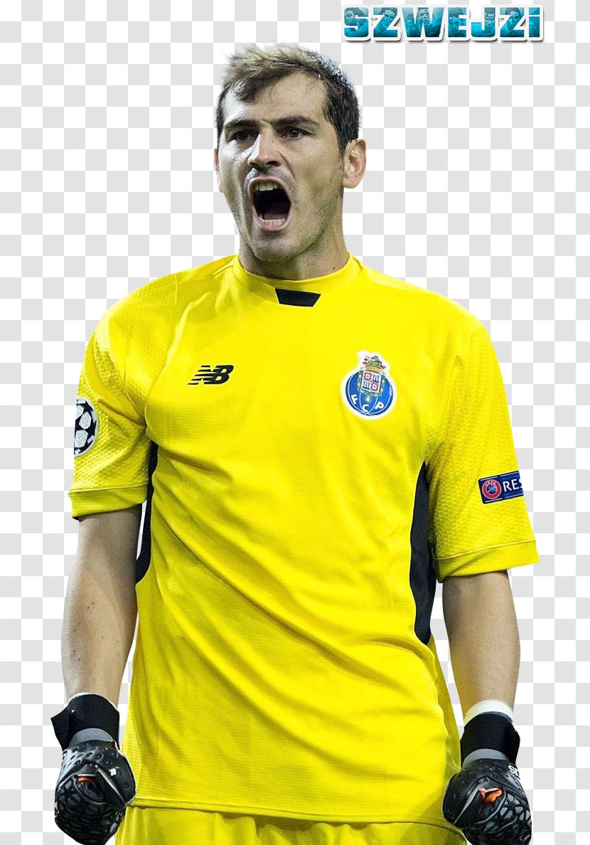 Iker Casillas FC Porto Football Player Jersey - Team Sport Transparent PNG