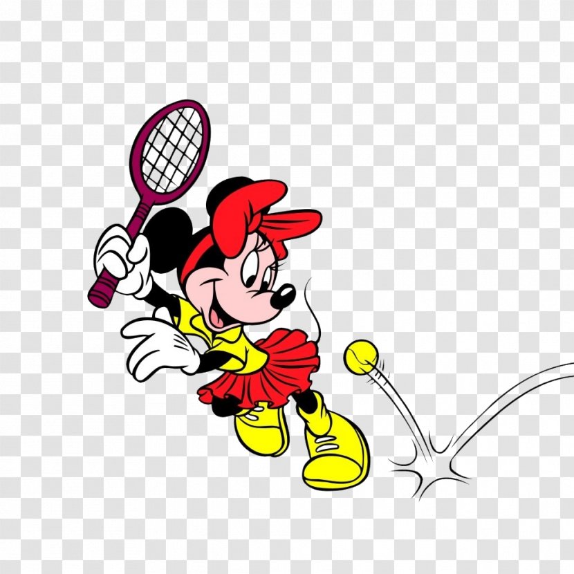 Minnie Mouse Mickey Pluto Donald Duck Daisy - Badminton - Free Transparent PNG
