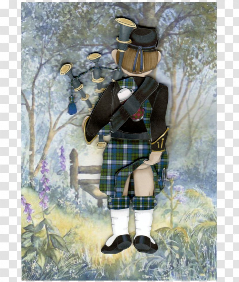 Greeting & Note Cards Killiecards Christmas Craft Birthday - Figurine - Bagpiper Transparent PNG