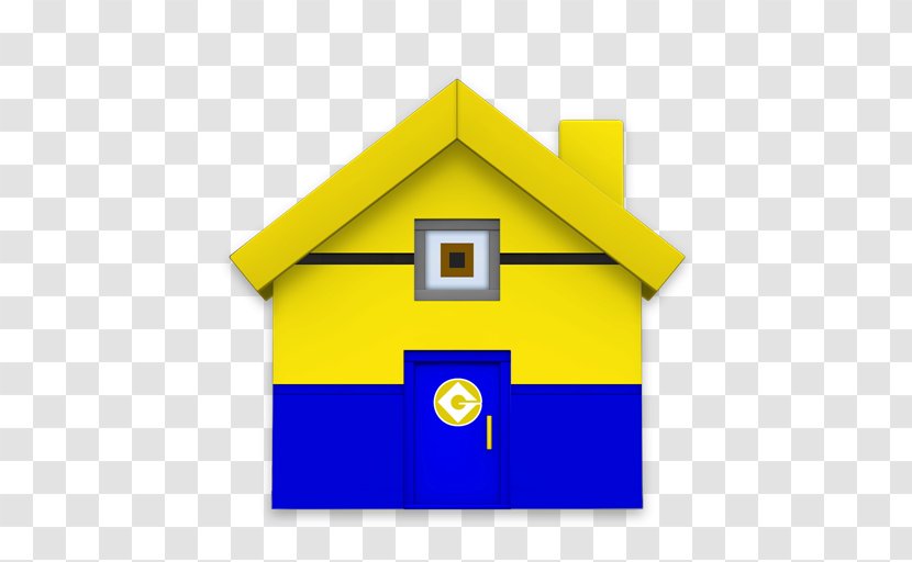 House - Blue - Minion Transparent PNG