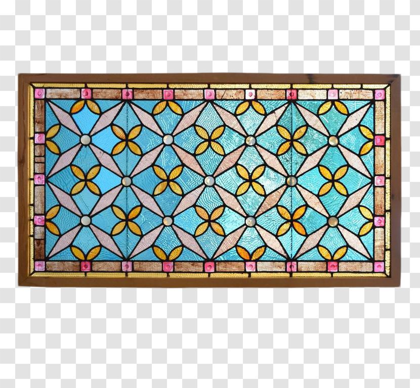 Stained Glass Window Frosted - Building Transparent PNG
