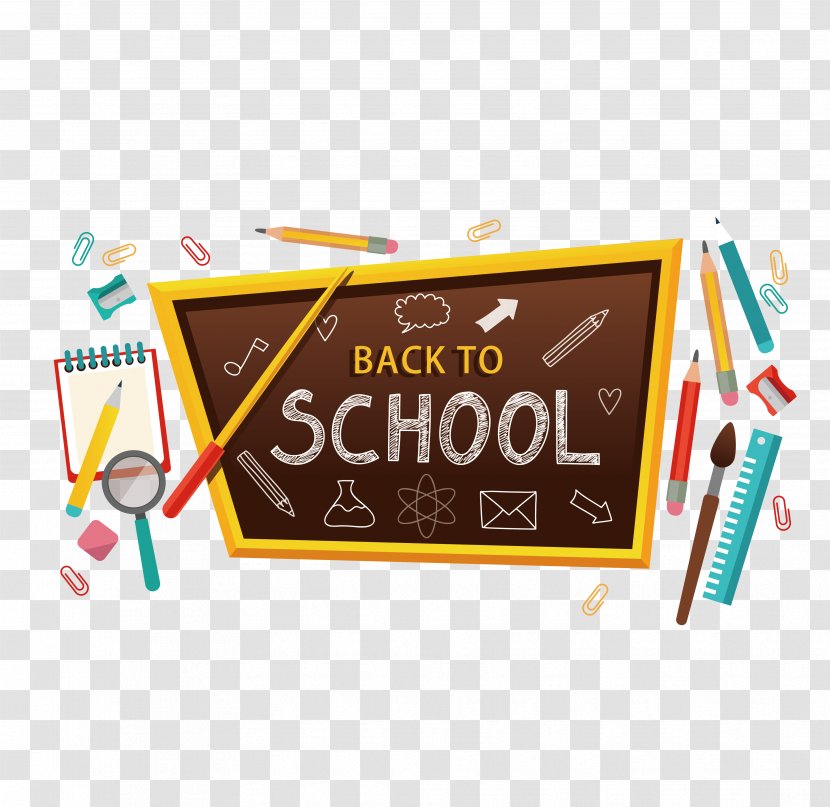 Student First Day Of School - Logo - SCHOOL Transparent PNG