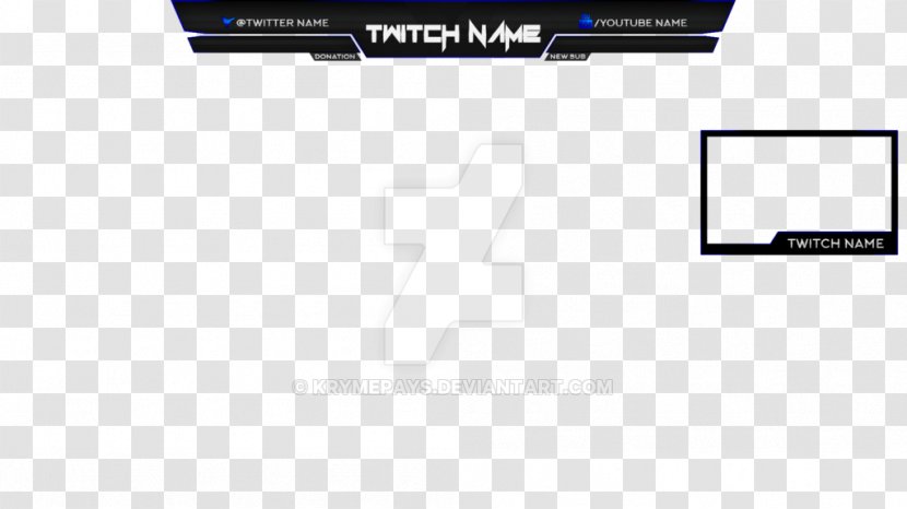 Twitch.tv Black And White Green - Text Transparent PNG