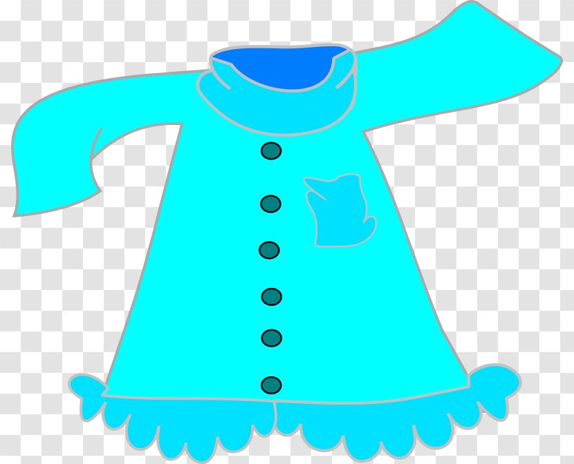 T-shirt Blouse Clothing Clip Art - Fictional Character - Blue Dress Transparent PNG