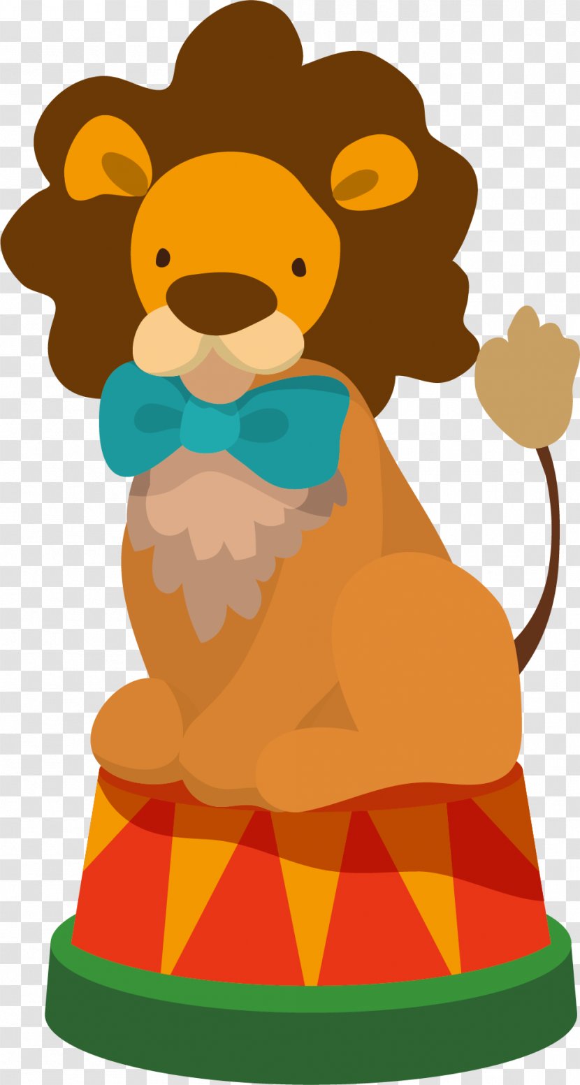 Circus Cartoon Photography Illustration - Lion Decorations Transparent PNG