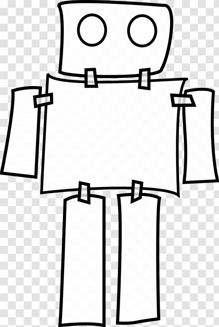 Humanoid Robot Drawing Clip Art - Neck Transparent PNG