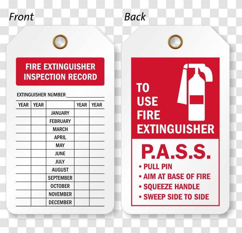 Fire Extinguishers Label Inspection Sticker - Blue Plumeria Pull Image Printing Free Transparent PNG