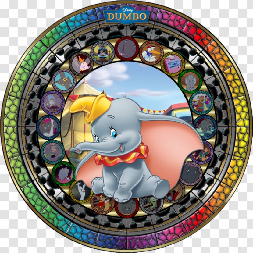 The Jungle Book Walt Disney Company DeviantArt Stained Glass Pink Elephants On Parade - Pinocchio Transparent PNG