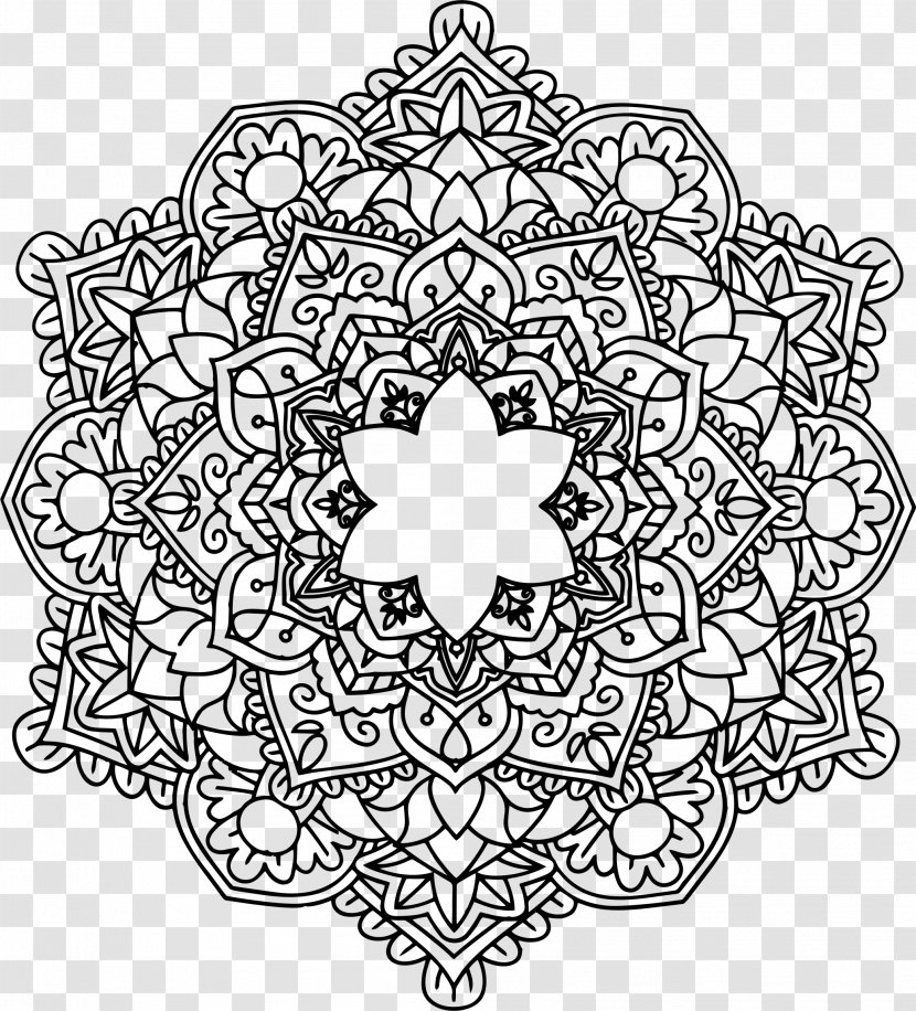 Mandala Clip Art - Ornament - Flowery Transparent PNG