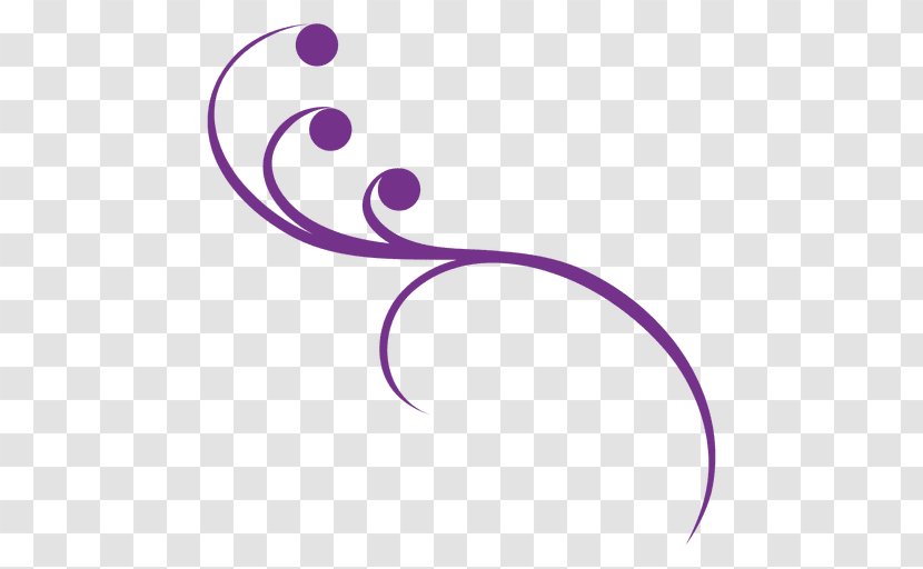 Vector Line - Violet - Body Jewelry Transparent PNG