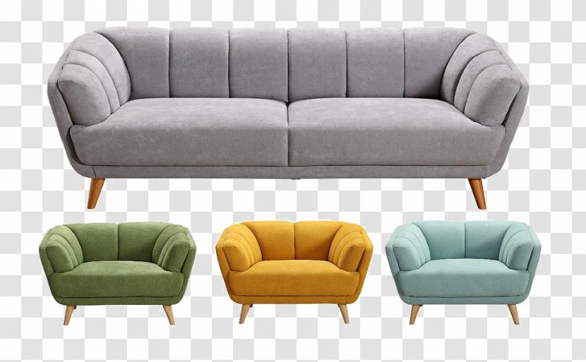Couch Table Chair Furniture Upholstery - Sofa Bed - French Cottage Living Room Design Ideas Transparent PNG