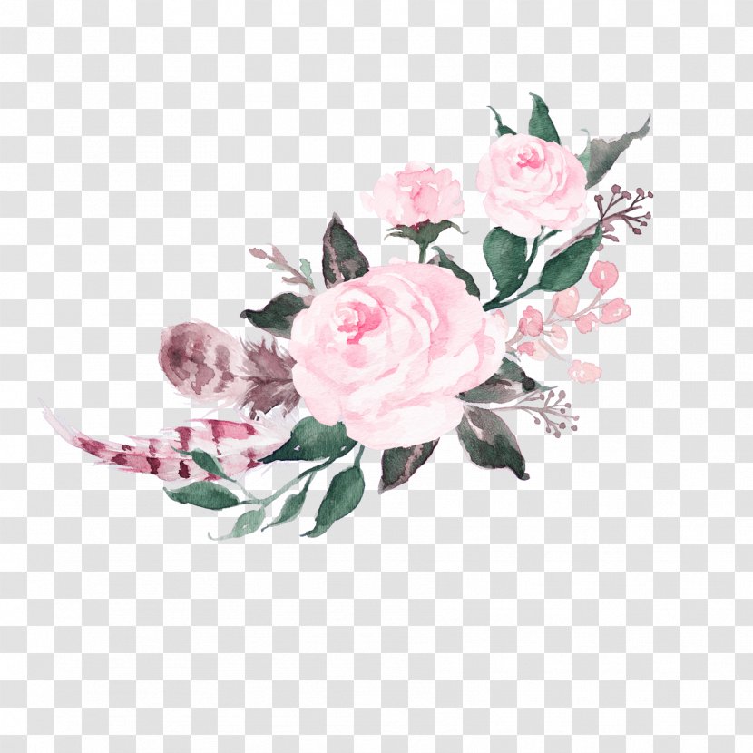 Watercolor: Flowers Watercolor Painting Clip Art - Rose Order - Flower Transparent PNG