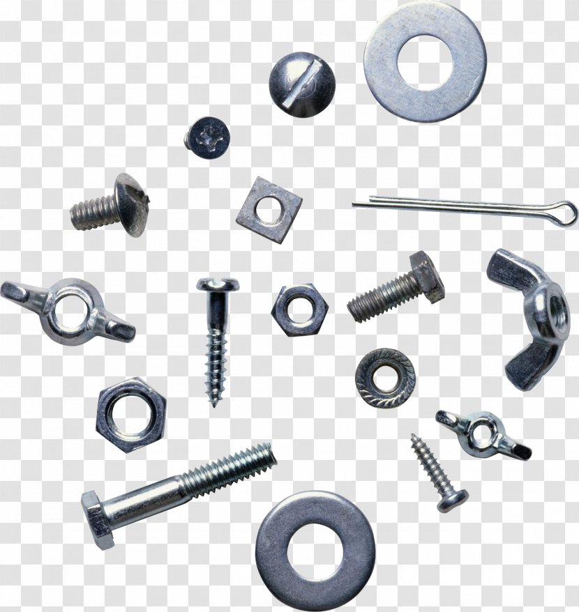 Bolt Nut Screw Fastener Architectural Engineering - Nyloc Transparent PNG