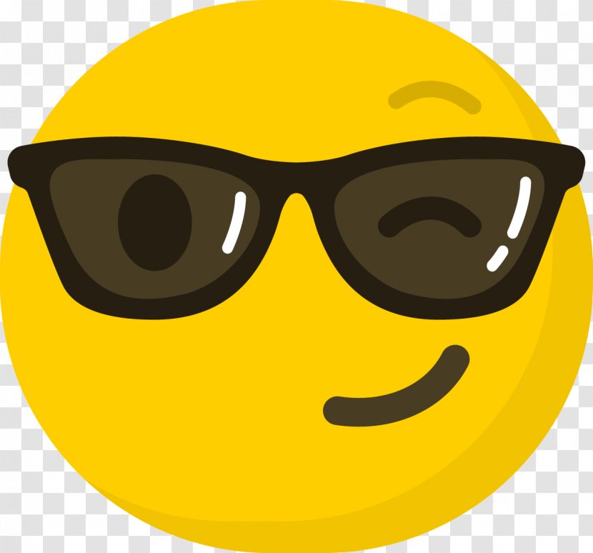 Emoticon Smiley Emoji Clip Art - Sunglasses - Sad Transparent PNG