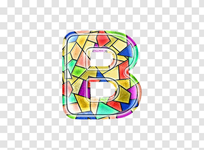 Window Stained Glass Letter - Art - B Transparent PNG