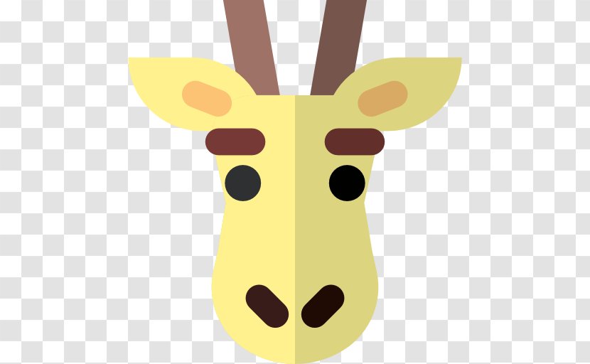 Giraffe Reindeer Animal - Vertebrate - Vector Transparent PNG