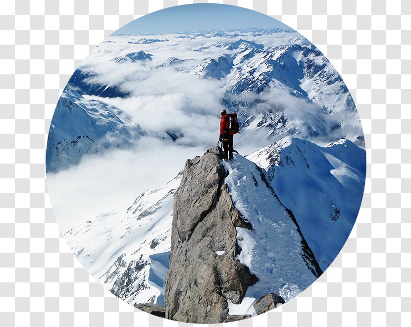 Mountaineering Alpine Climbing Mount Rolleston New Zealand Club - Mountaineer - Mountain Transparent PNG