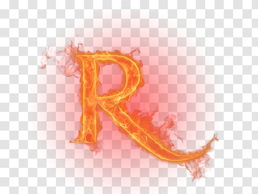 Letter Flame Fire English Alphabet - Heart Transparent PNG