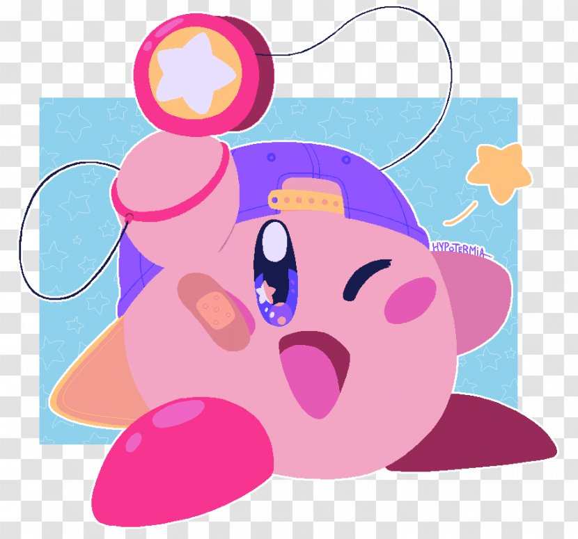 Kirby Star Allies Battle Royale Yo-Yos Art Clip - Violet - Fanart Transparent PNG