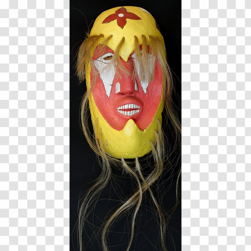 Mask Facebook - Yellow - Philately Transparent PNG