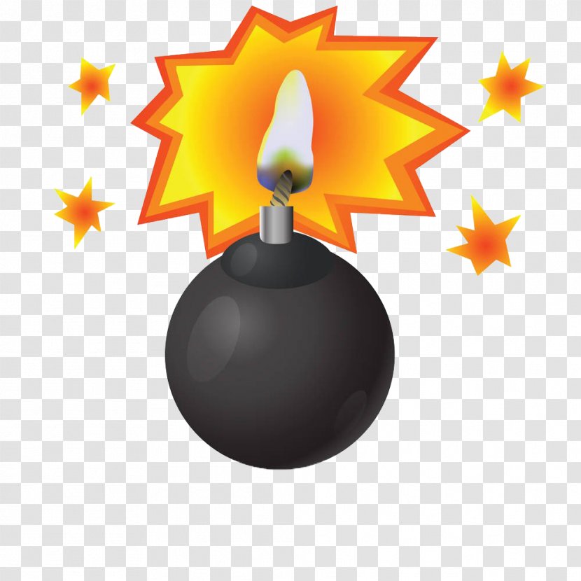 Bomb Explosion Icon - Hand-painted Mines Transparent PNG