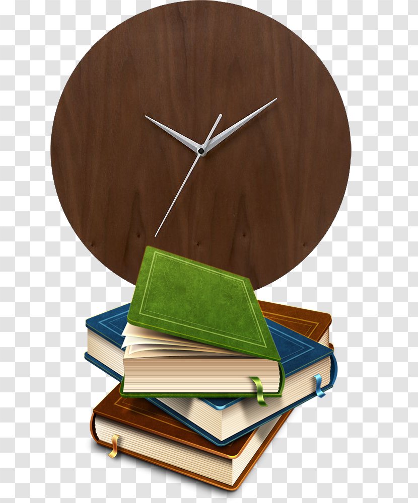 Online Book Limin Times E-book Bookmark - Ebook - Wooden Wall Clock Dial Aesthetic And Creative Dictionary Transparent PNG