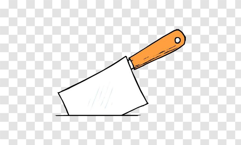 Kitchen Knife Tool Clip Art - Drawing - A Transparent PNG