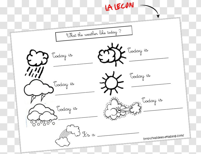 What's The Weather Like Today? Meteorology Paper Cours élémentaire 1re Année - Organism Transparent PNG