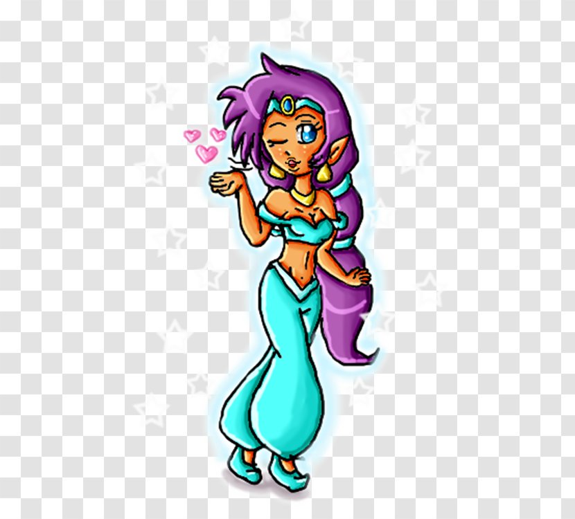 Shantae And The Pirate's Curse Shantae: Half-Genie Hero PlayStation 4 Art Princess Jasmine - Mythical Creature Transparent PNG