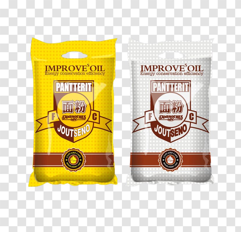 Flour Packaging And Labeling Steamed Bread Powder - Wheat Transparent PNG