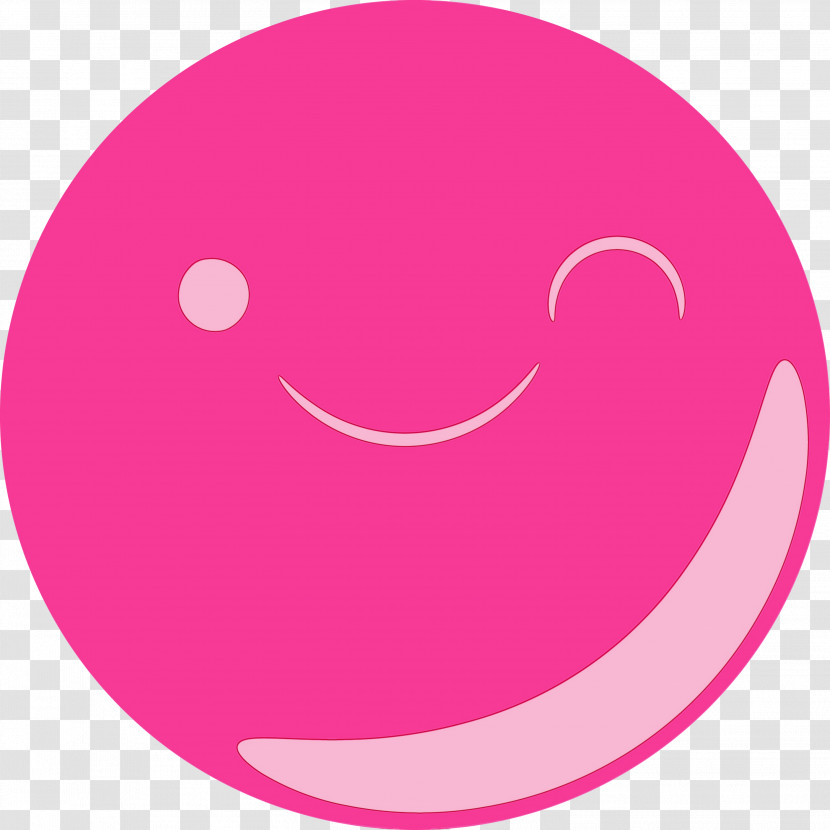 Smiley Circle Pink M Area Meter Transparent PNG