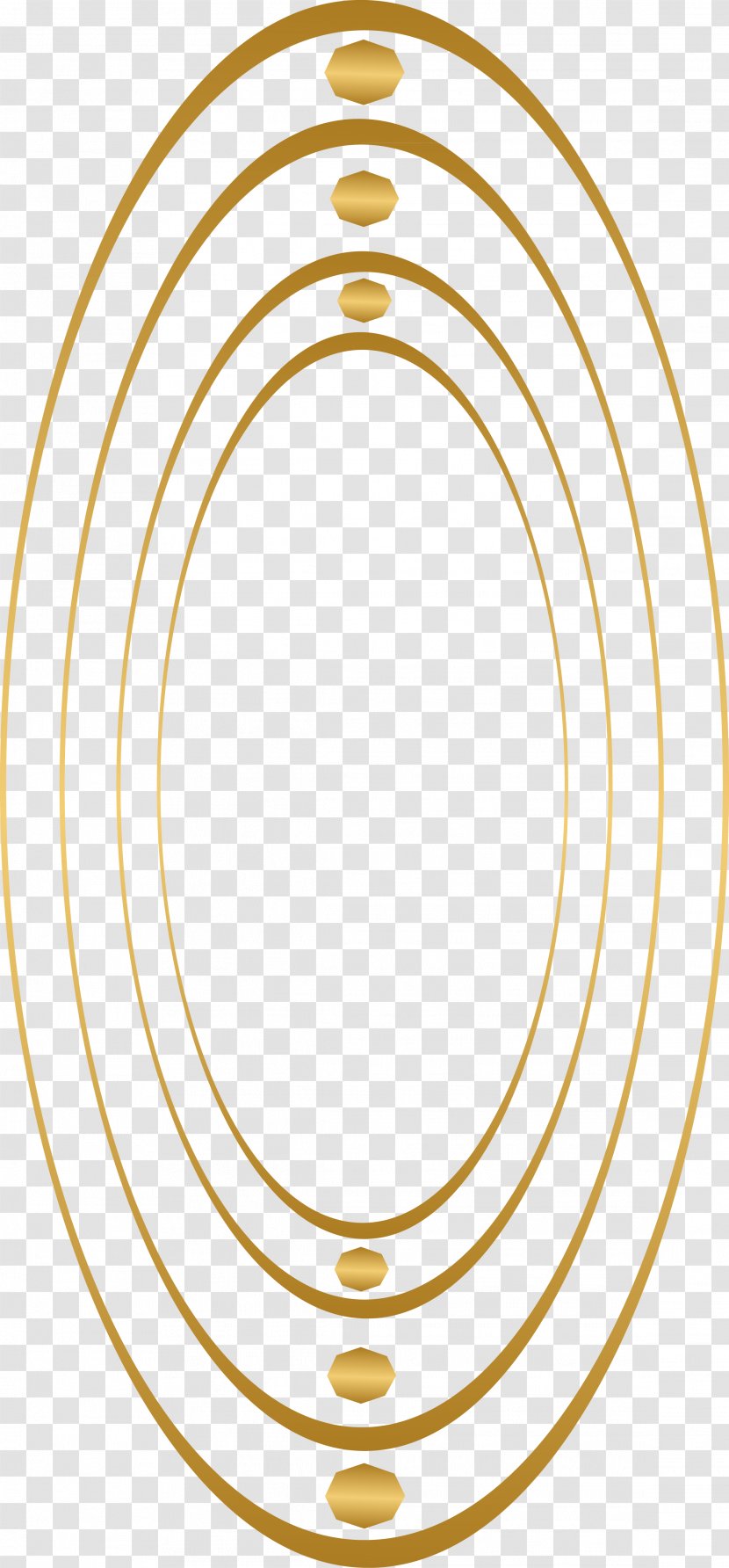 Circle Material Body Jewellery Oval - Elements Transparent PNG