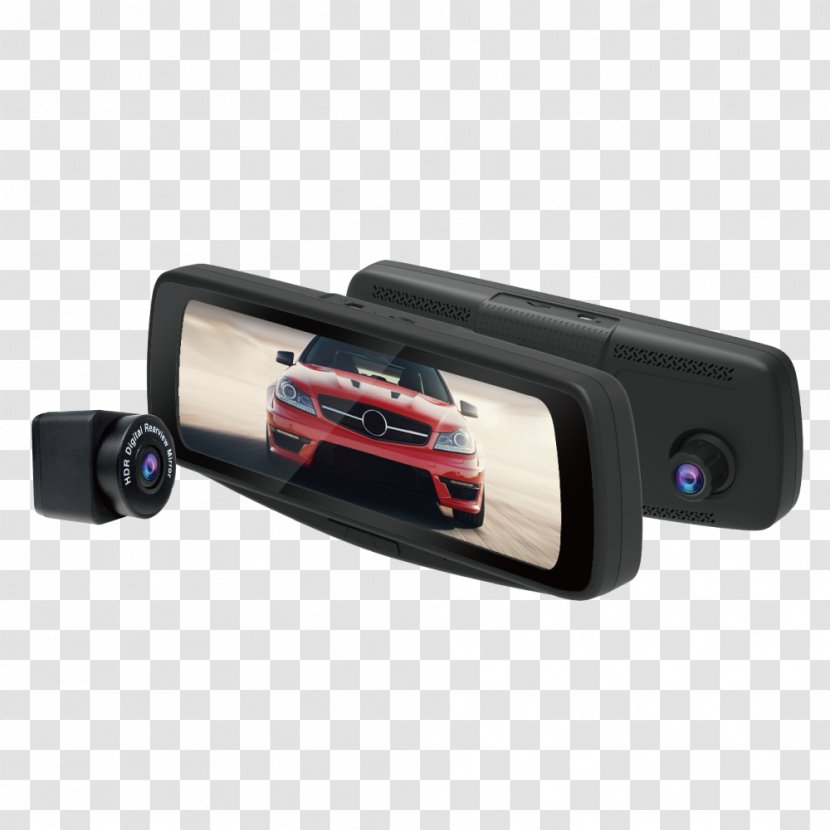 Car Rear-view Mirror Papago Dashcam Transparent PNG