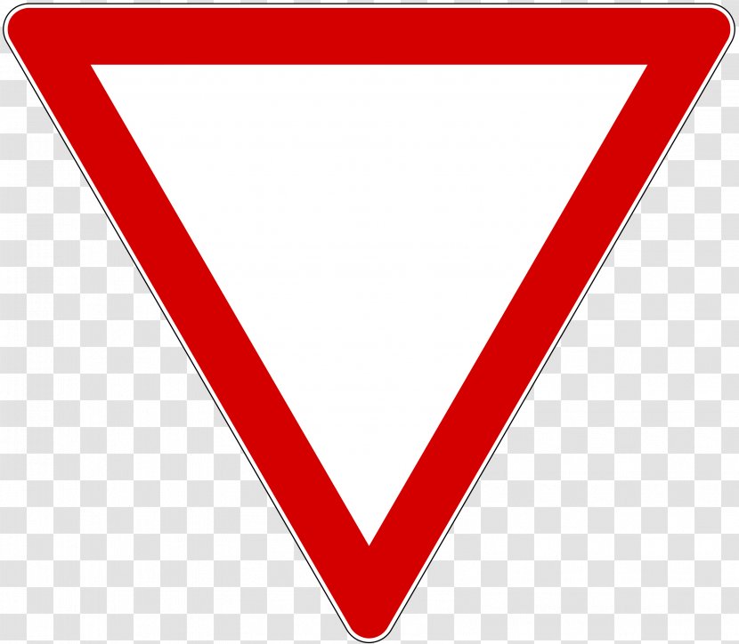 Priority Signs Yield Sign Traffic Stop Road - Logo - Fig Transparent PNG