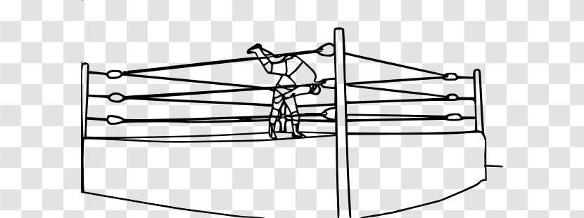 Professional Wrestling Ring Boxing Clip Art - Tree - Raw Cliparts Transparent PNG