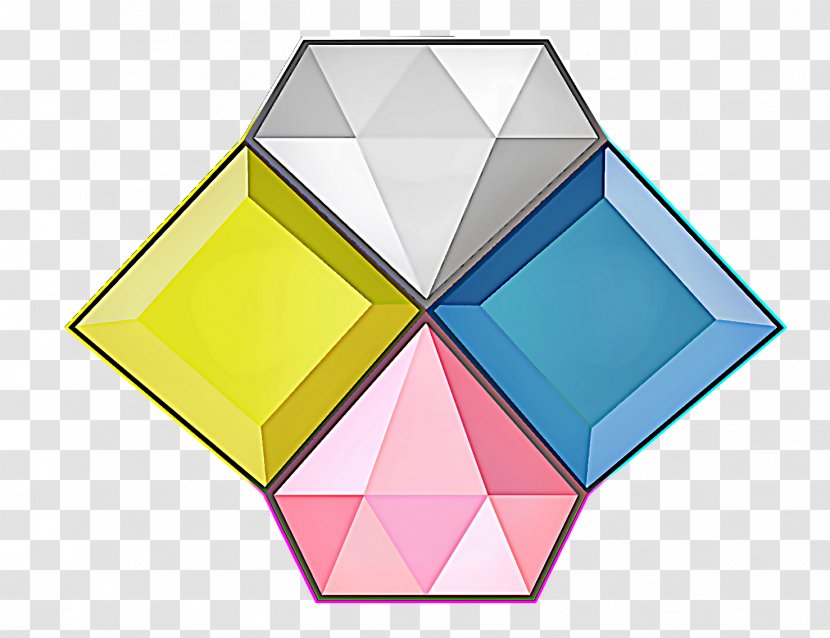 Steven Universe Blue Diamond Pink Gemstone - Mint Transparent PNG