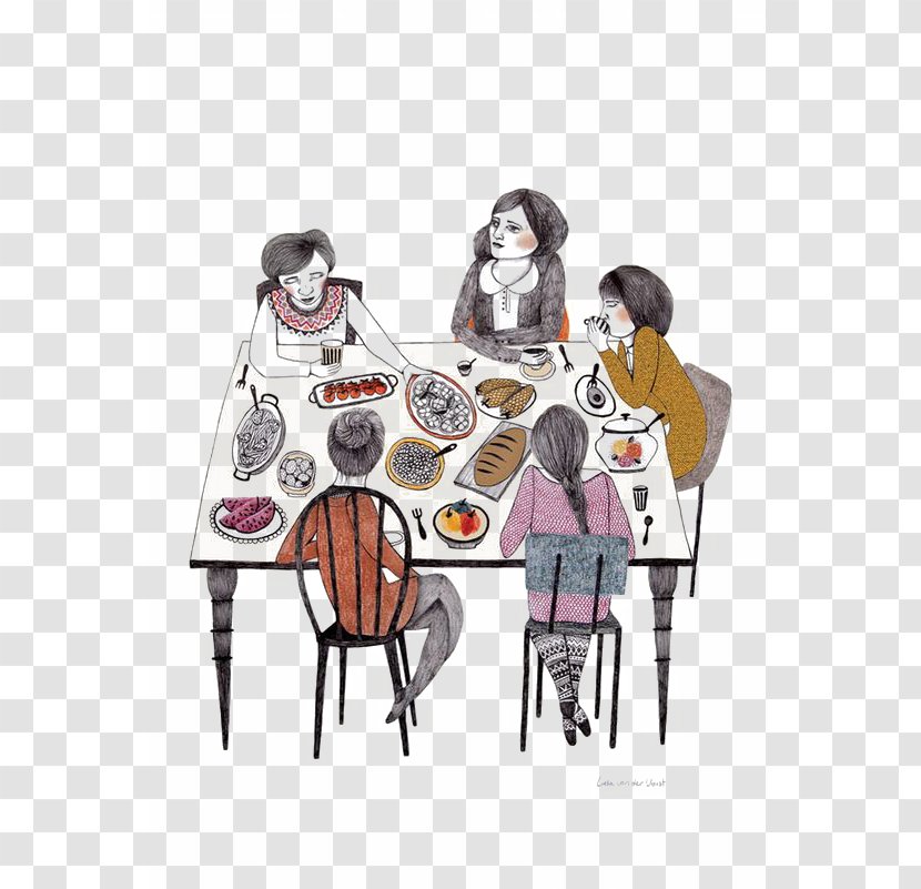 Netherlands Paper Illustrator Artist Illustration - Drawing - Family Gathering Transparent PNG