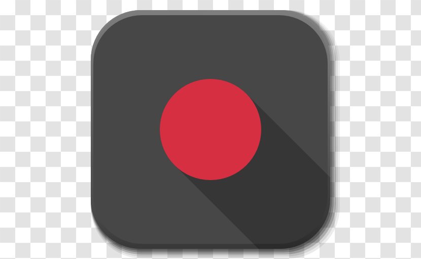 Circle Red Font - Microphone - Apps Volume Recorder B Transparent PNG
