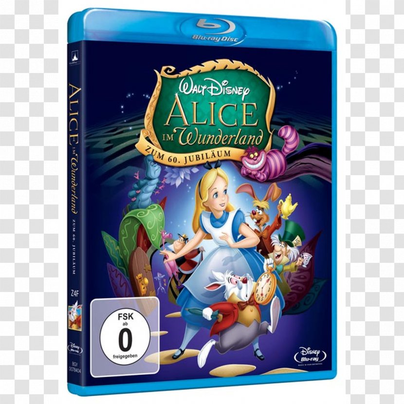 Blu-ray Disc Alice's Adventures In Wonderland White Rabbit The Walt Disney Company - 3d Film - Magic Tricks Transparent PNG